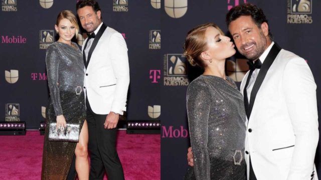 Gabriel Soto e Irina Baeva hacen su primer aparición como prometidos