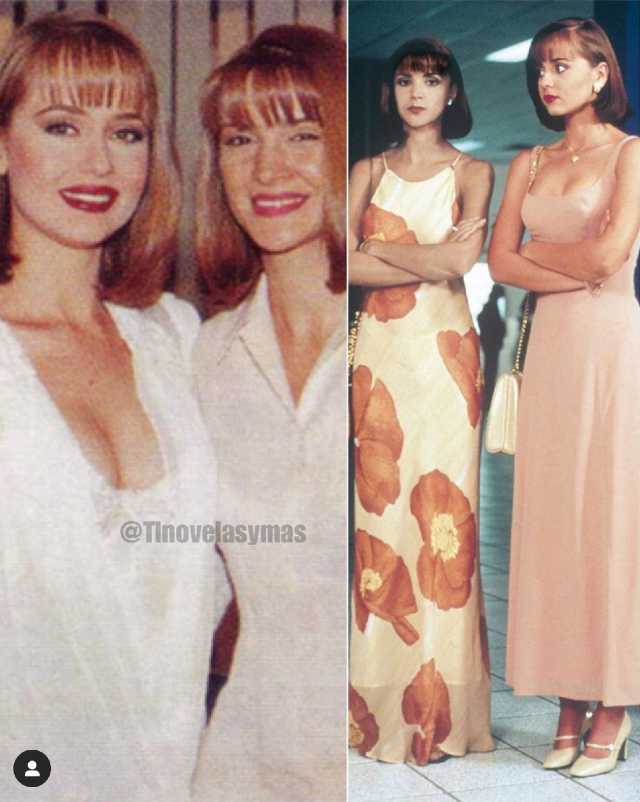 Gaby Spanic con su doble María Moreno