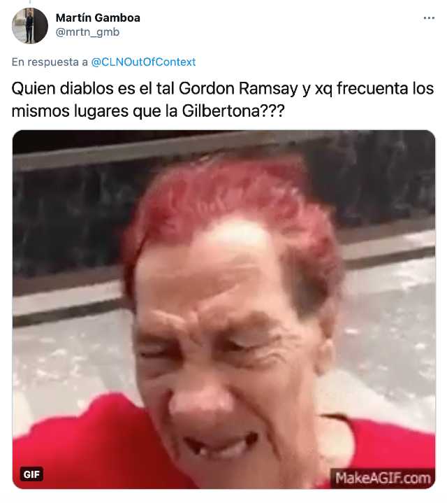 Gordon Ramsay y La Gilbertona se encuentran