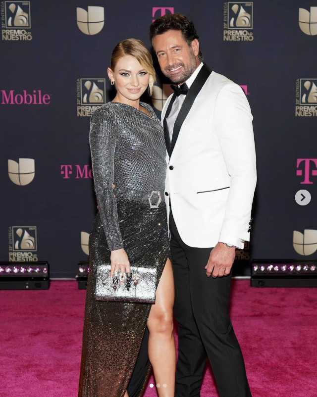 Irina Baeva y Gabriel Soto en Premio Lo Nuestro 2021