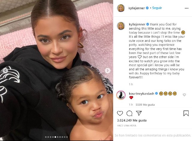 Kylie Jenner celebra el cumpleaños de Stormi