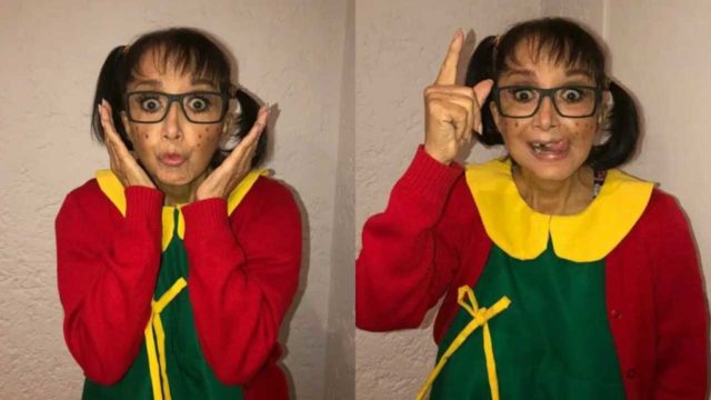 La Chilindrina sorprende posando en bikini a sus 70 aÃ±os
