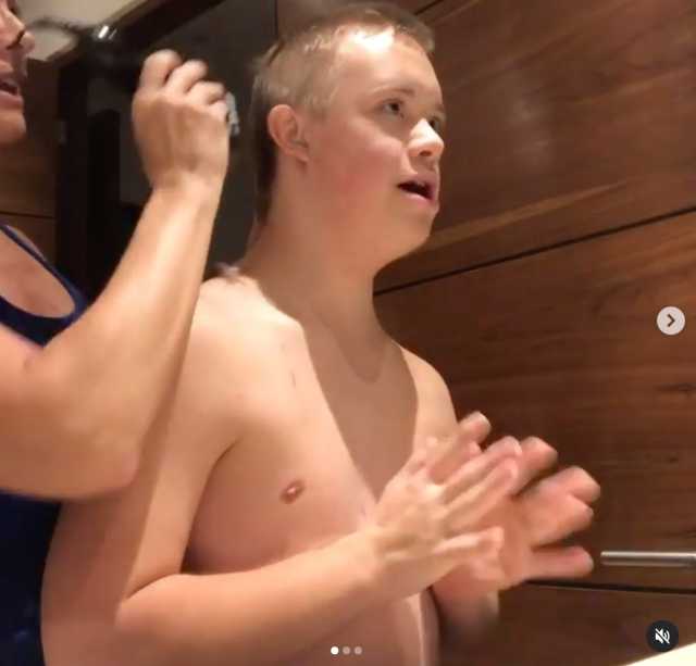 Luciano, el hijo de Leticia Calderón con síndrome de Down