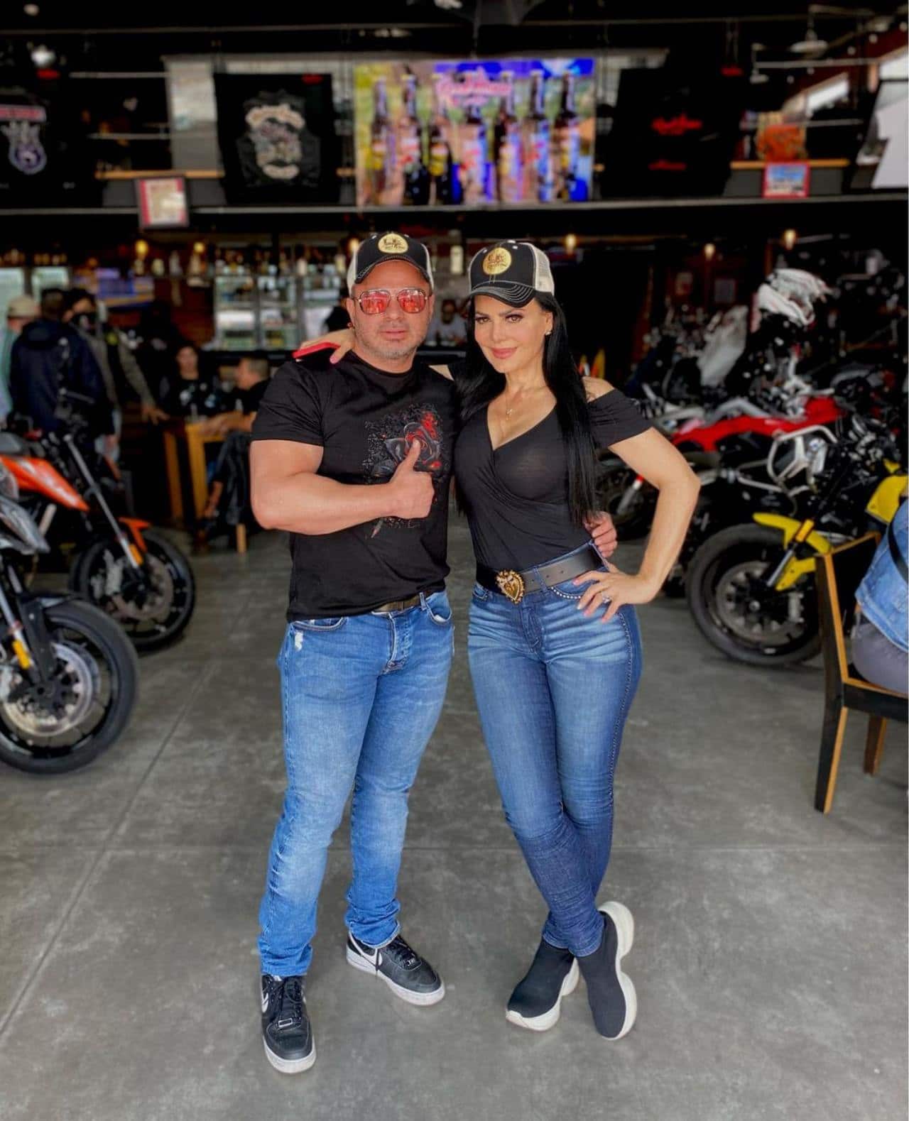 Maribel Guardia y marco Chacon