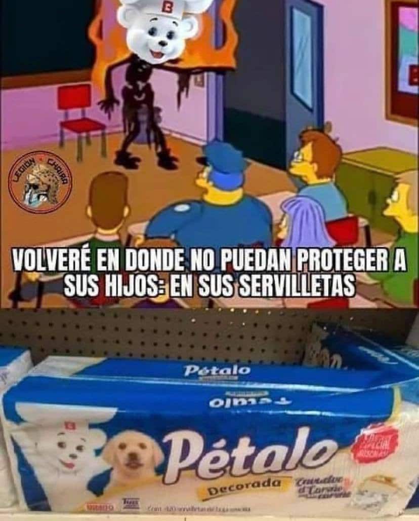 memes osito bimbo servilletas