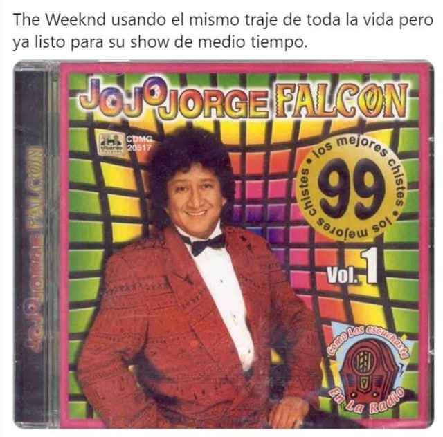 Super Bowl 2021 memes de The Weeknd