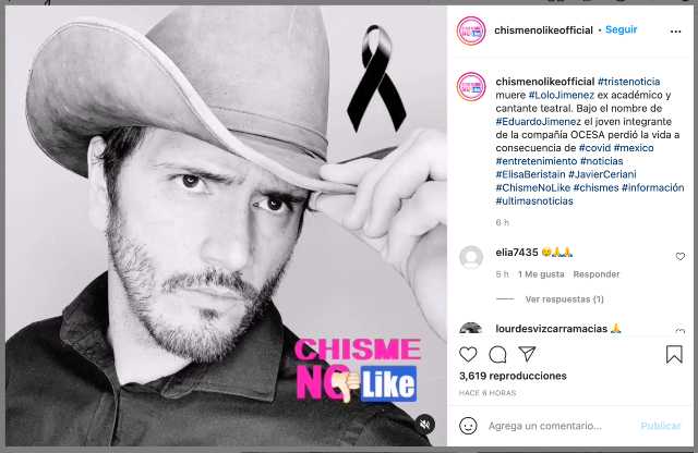 Muere el ex participante de La Academia Lolo Jiménez