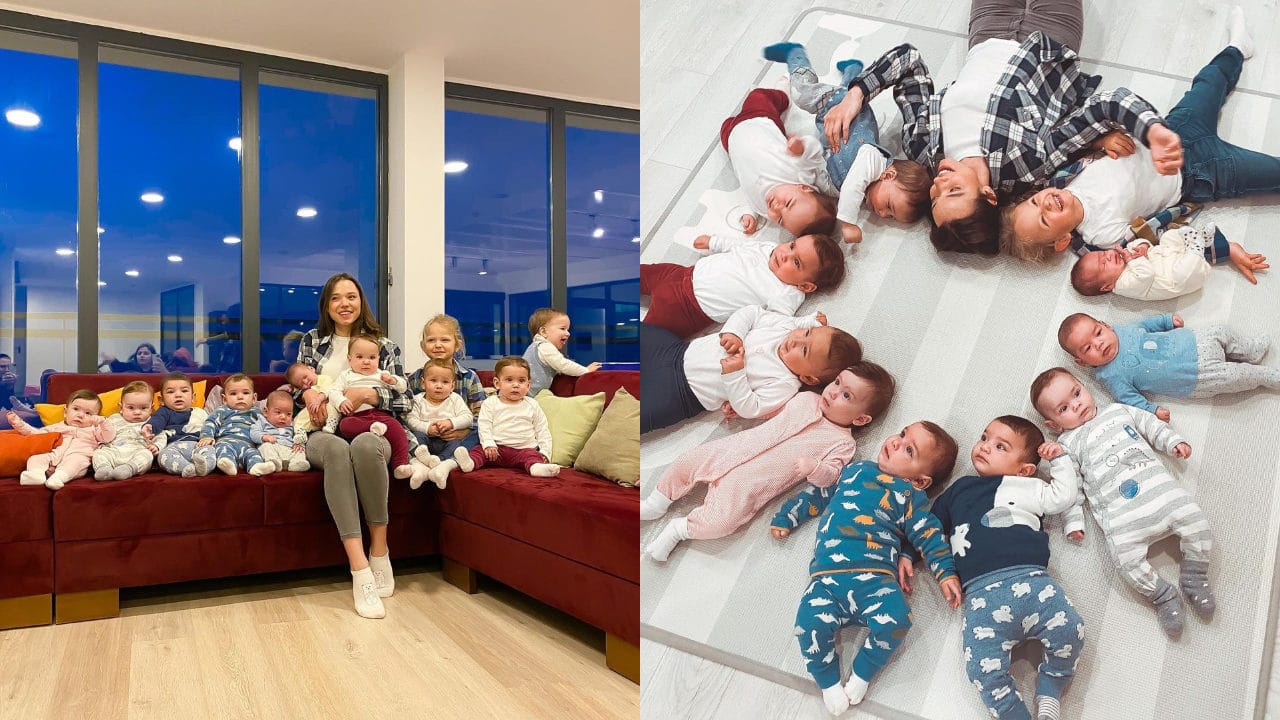 Mujer con 11 bebés Christina Ozturk