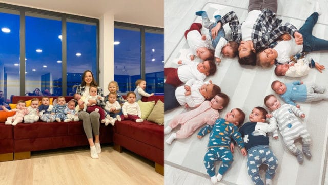 Mujer con 11 bebés Christina Ozturk