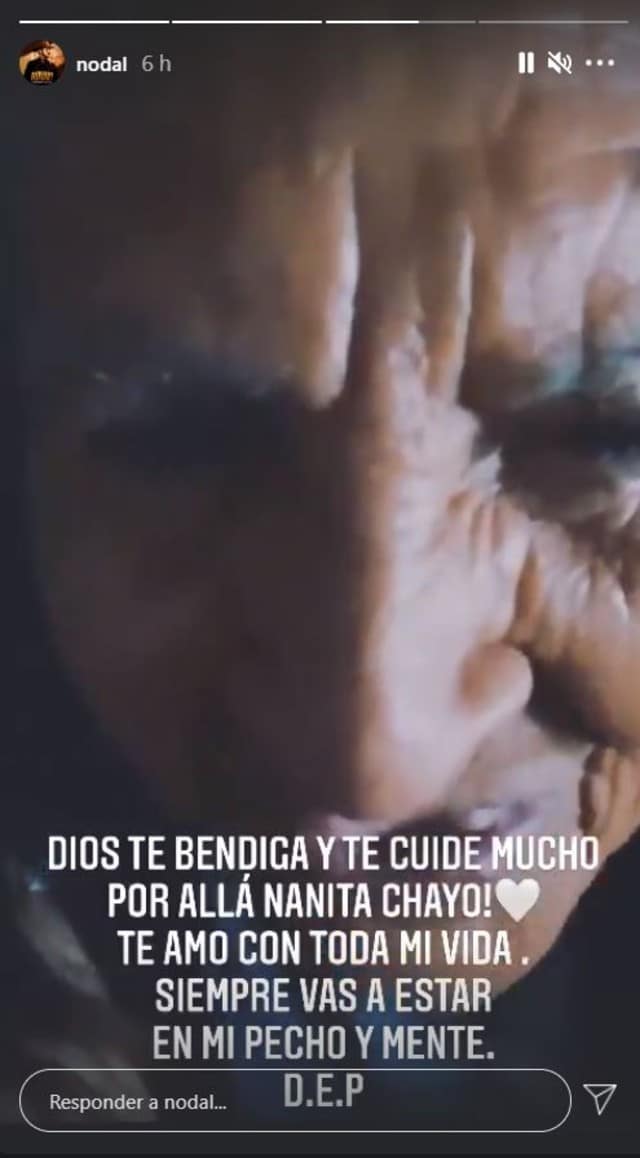 Murió la abuela de Christian Nodal un día después de la de Belinda