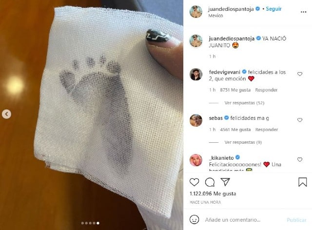 Nació bebé Kimberly Loaiza y Juan de Dios Pantoja