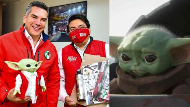 Presidente del PRI usa a Baby Yoda para promocionar su partido y es criticado