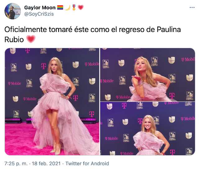 Paulina Rubio hace triunfal regreso