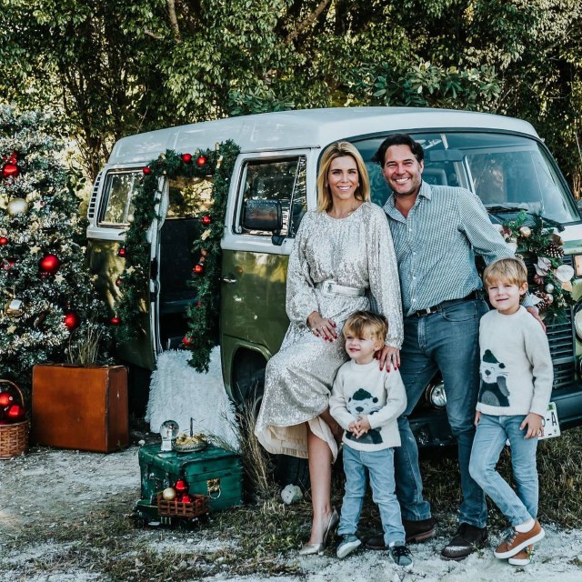 Rodrigo Mejia y su familia
