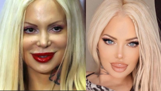 Sabrina Sabrok antes y despuÃ©s