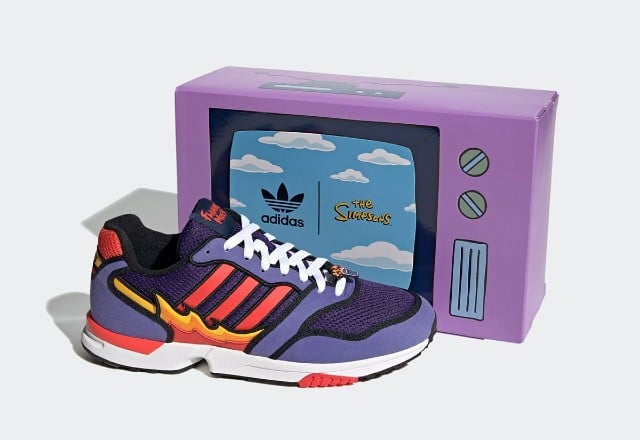 Tenis de la llamarada Moe de Los Simpson por Adidas