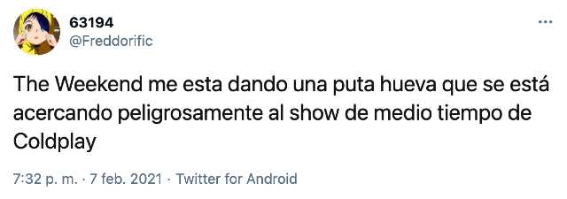 The Weeknd show reacción
