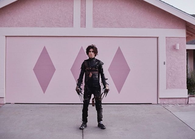 Super Bowl LV: Timothée Chalamet como hijo del "hombre manos de tijera" 