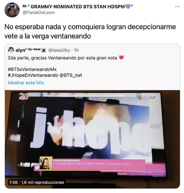 Llaman andróginos a BTS en Ventaneando