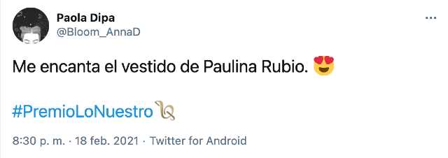 Paulina Rubio triunfa en premios Juventud con su vestido