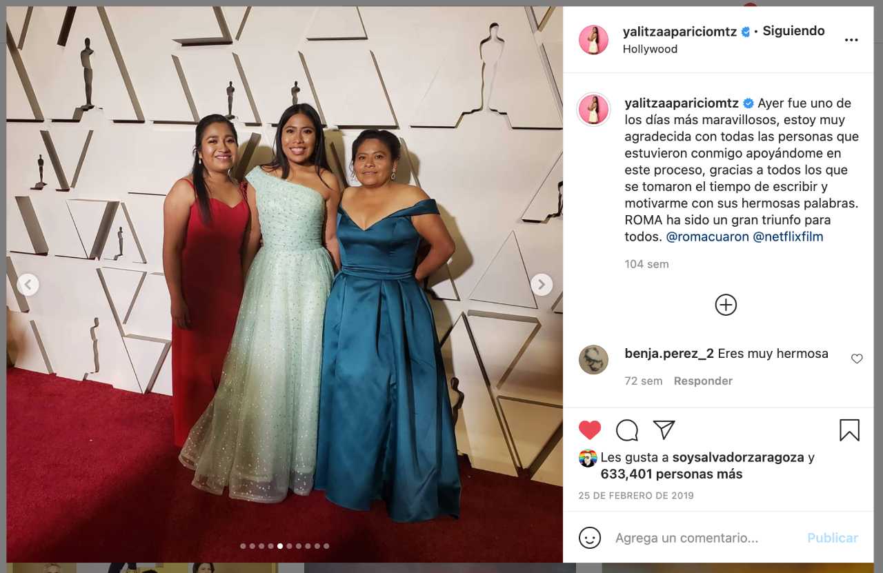 Yalitza Aparicio, así fue como triunfó en el premio Oscar 2019