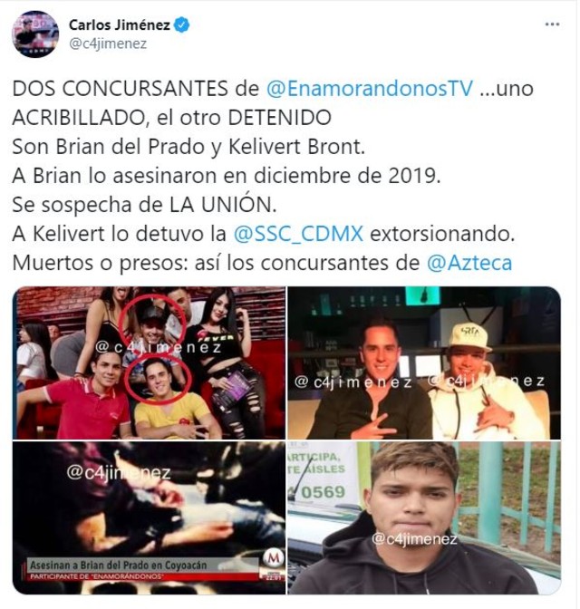 Por extorsión, Yua de Enamorándonos es detenido