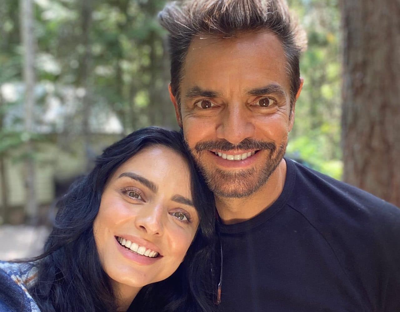 Aislinn Derbez y Eugenio Derbez