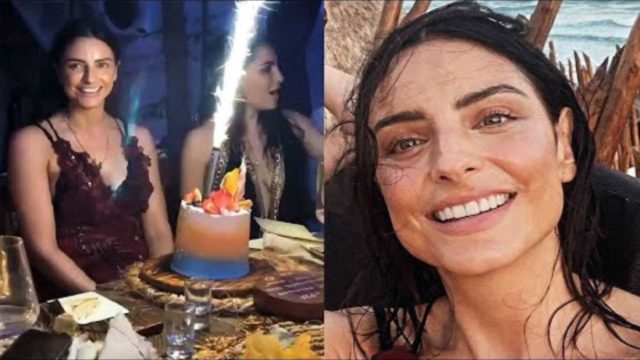 Aislinn Derbez festeja su cumpleaÃ±os junto a guapo y misterioso galÃ¡n