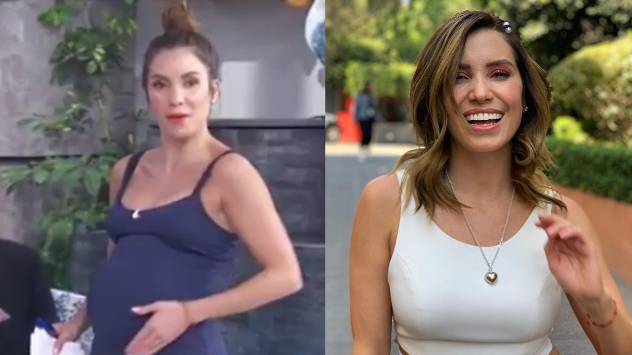 Andrea Escalona aparece embarazada Hoy