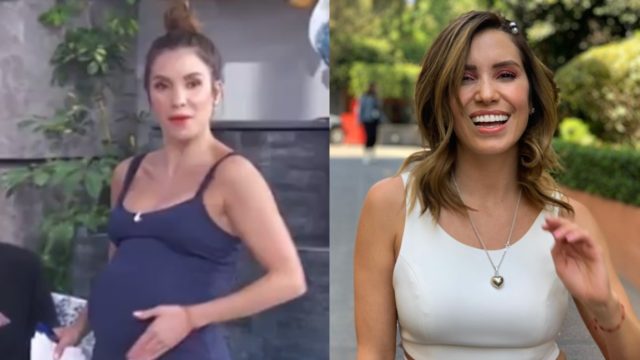 Andrea Escalona aparece embarazada Hoy