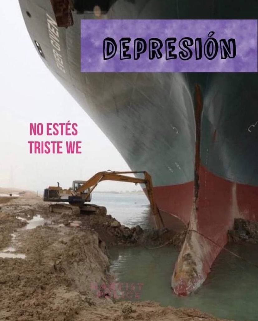 Barquito deprimido