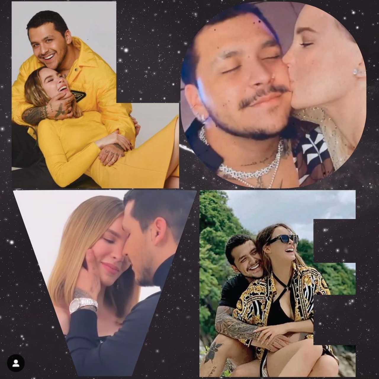 Belinda y Nodal se pintan juntos
