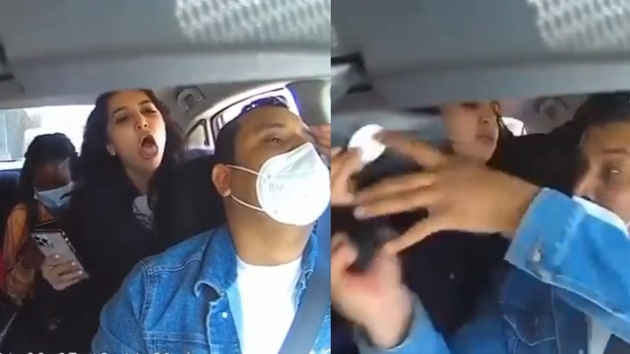 Chofer pide que usen cubrebocas le tosen