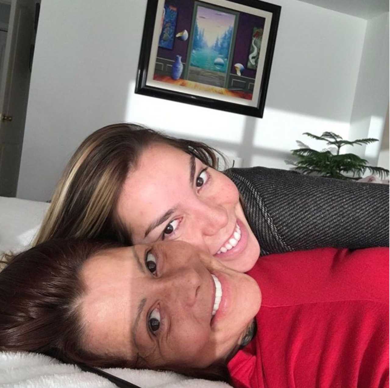 Frida Sofía y Alejandra Guzmán cuando se querían