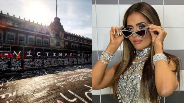 Gloria Trevi reacciona a muros en el Palacio Nacional y manda importante mensaje feminista
