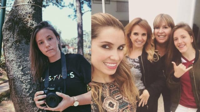 Paulina Gonzalez, su mamá, Andrea Escalona Magda Rodriguez