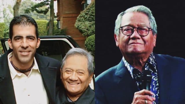 Hijo peruano Armando manzanero y su papá