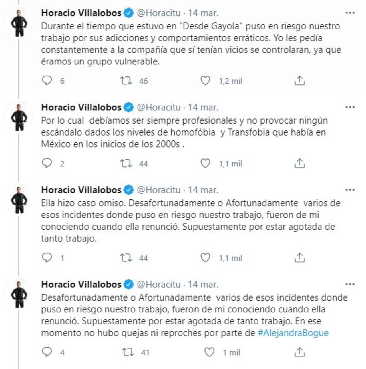 Horacio Villabosos se defiende de Natalia Téllez