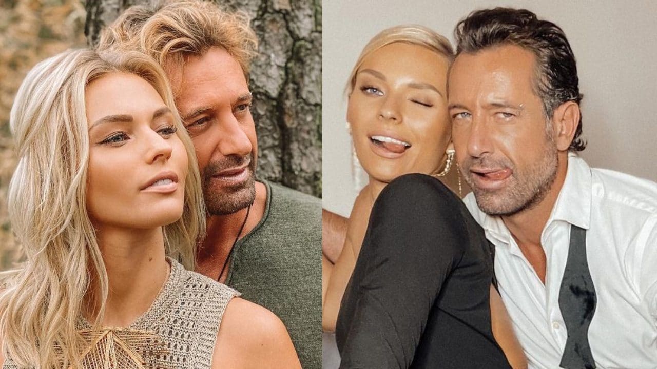 Gabriel Soto e Irina Baeva se convierten en obra de arte