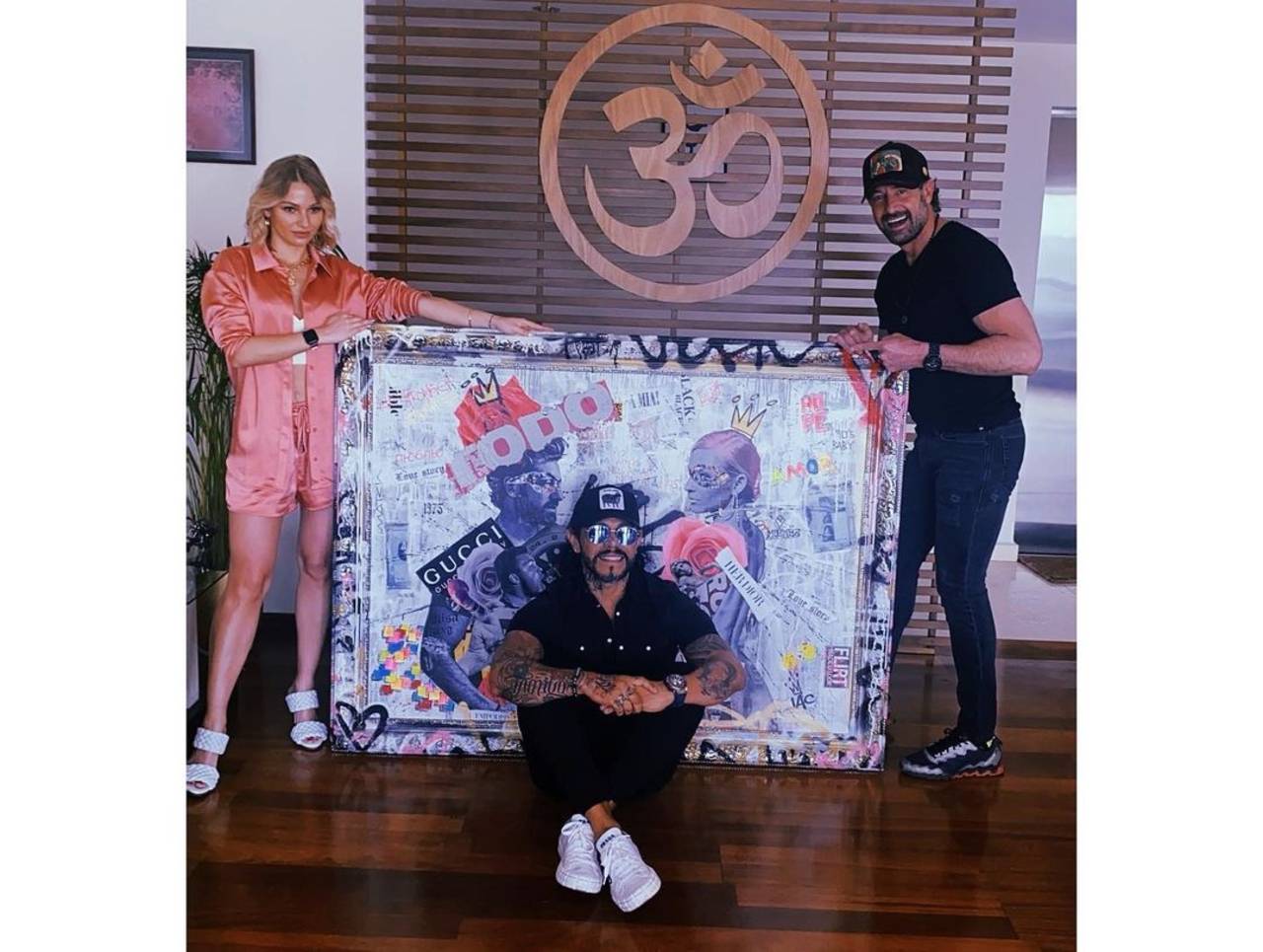 Gabriel Soto obra de arte Irina Baeva
