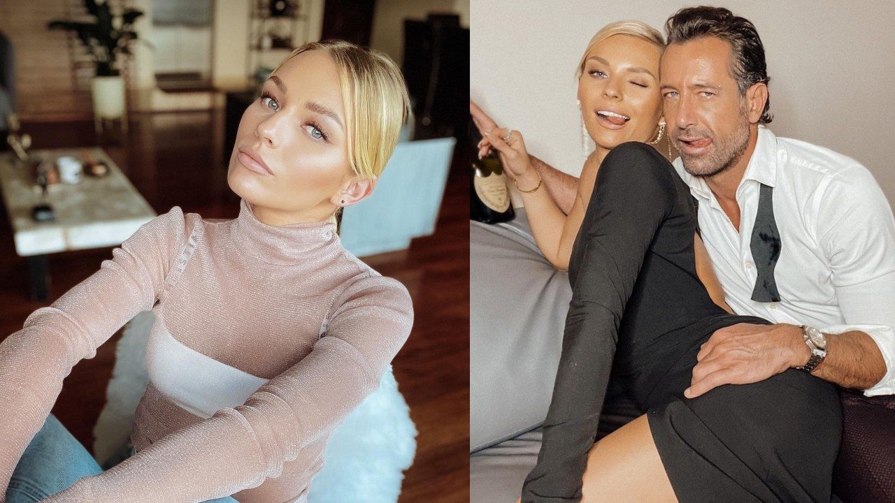 Irina Baeva posa con gabriel Soto
