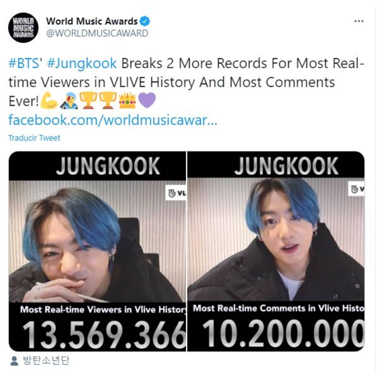 jungkook bts kpop records 2021 