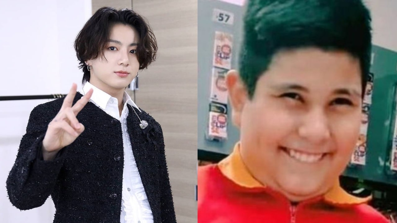 Jungkook y meme niño del oxxo