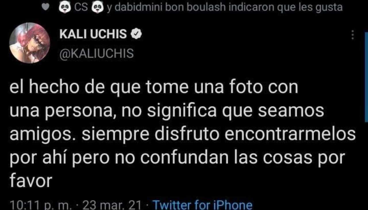 Kali Uchis niega su amistad con Kunno