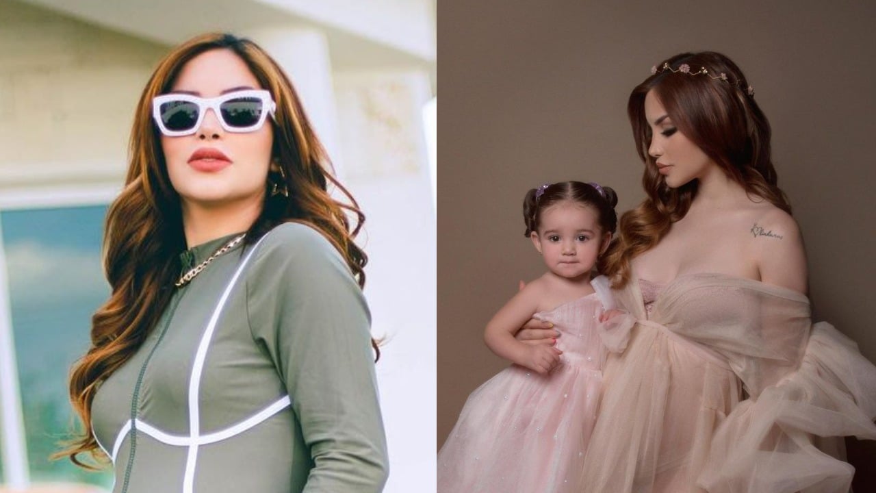 Kim Loaiza y su hija Kima