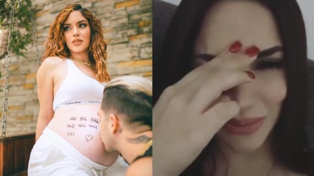 Kimberly Loaiza le da leche materna a JD Pantoja