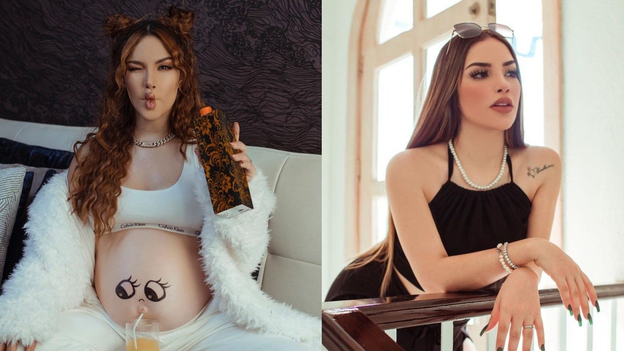 Kimberly Loaiza embarazada antes después