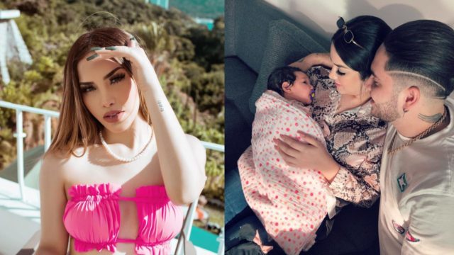Kimberly Loaiza con sus bebÃ©s