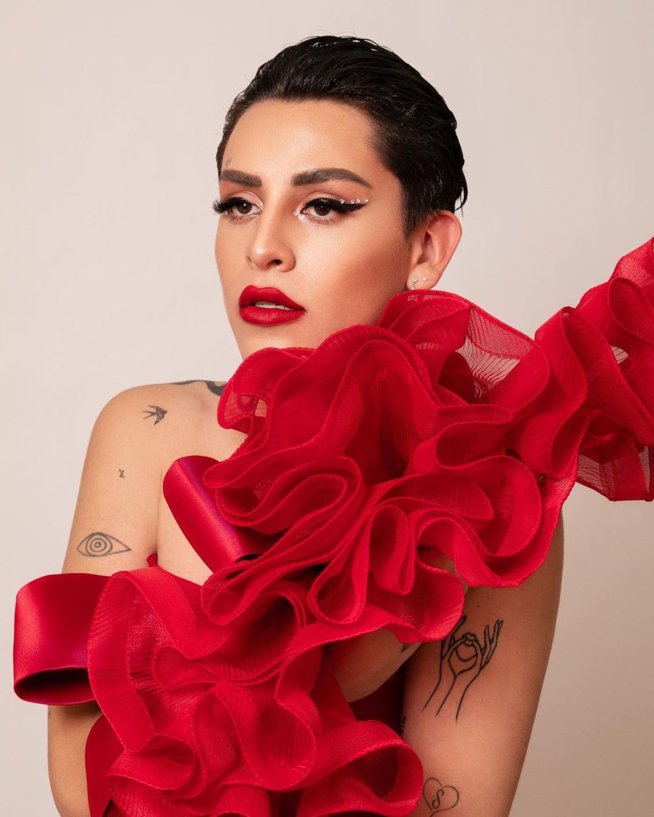Kunno y su maquillaje para los Grammy