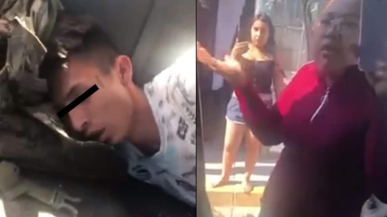 Asaltante detenido su mamÃ¡ lo defiende
